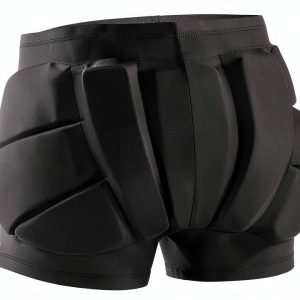 Kids Padded Shorts RANDDER Skate Shorts with EVA Protection - Black-0