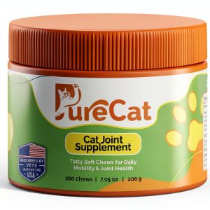Joint Support Soft Chews PureCat Cat Joint Supplement Glucosamine 200-0