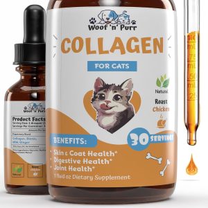 Collagen for Cats by Olympus - Joint, Skin & Coat Supplement, 1 fl oz-0