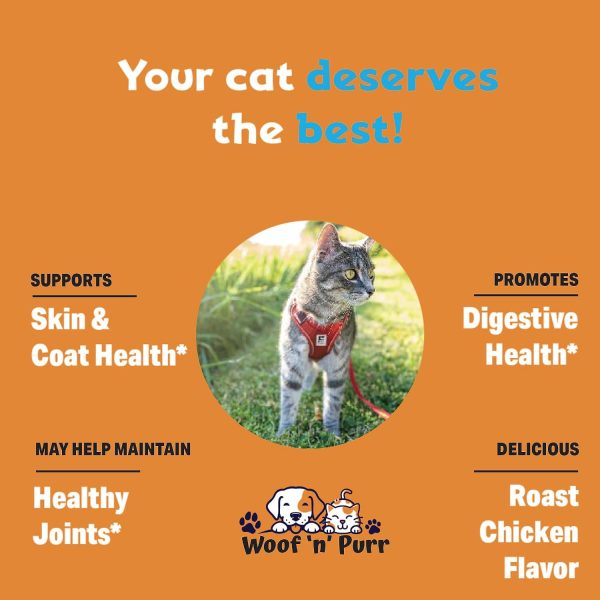 Collagen for Cats by Olympus - Joint, Skin & Coat Supplement, 1 fl oz-2
