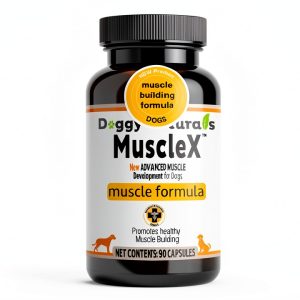 MuscleX Canine Muscle Formula Dogs 500 mg CaHMB Vitamin D3 Capsules-0