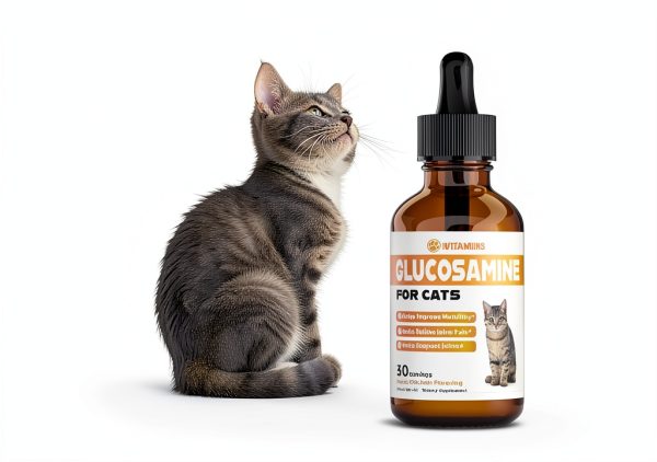 Glucosamine for Cats iVitamins 1 fl oz Chicken Flavor-7