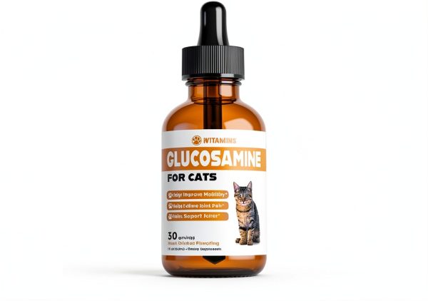 Glucosamine for Cats iVitamins 1 fl oz Chicken Flavor-5