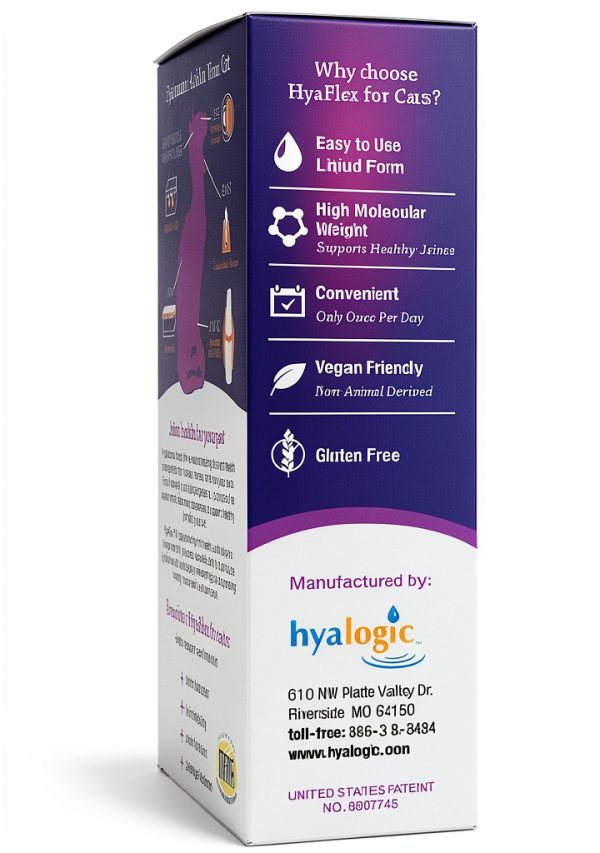Hyalogic HyaFlex Hyaluronic Acid for Cats Joint, Skin and Coat 30ml-5